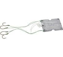 Жмыховка оснащённая 60 гр, 4 крючка, крючок MUSTAD № 9 , поводок 0.4 мм, основной 1.2 мм 04-032-02