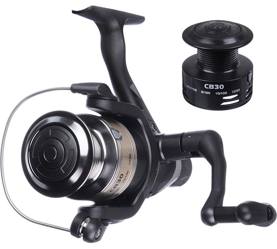 Катушка с задним фрикционом AZOR FISHING СB-30 Премиум, 4п.п, металлическая шпуля 142-015