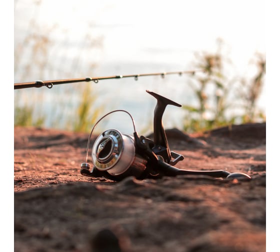Катушка с байтраннером AZOR FISHING Краун KR-60, 3п.п, c леской 0.35мм 142-030