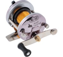 Катушка AZOR FISHING MT-100 мультипликаторная c леской 0.28мм, металл 142-026