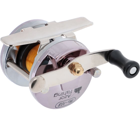 Катушка AZOR FISHING MT-100 мультипликаторная c леской 0.28мм, металл 142-026