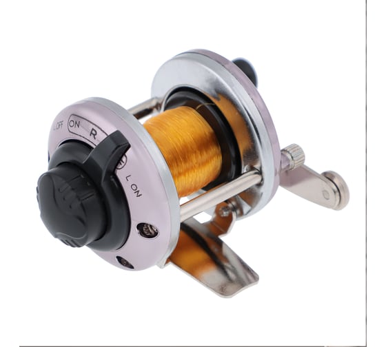 Катушка AZOR FISHING MT-100 мультипликаторная c леской 0.28мм, металл 142-026