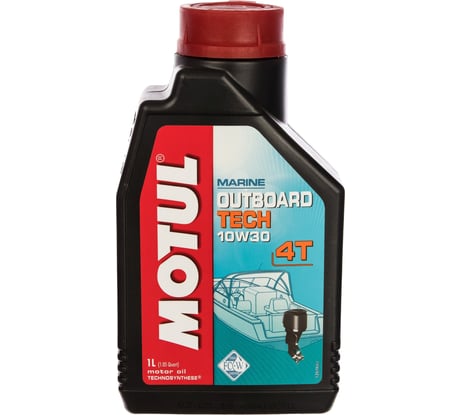 Масло для лодочных моторов OUTBOARD TECH 4T 10W30 1 л MOTUL 106453