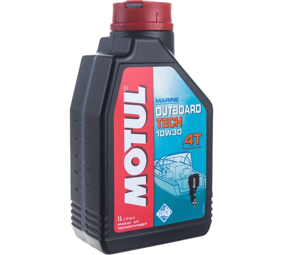 Масло для лодочных моторов OUTBOARD TECH 4T 10W30 1 л MOTUL 106453