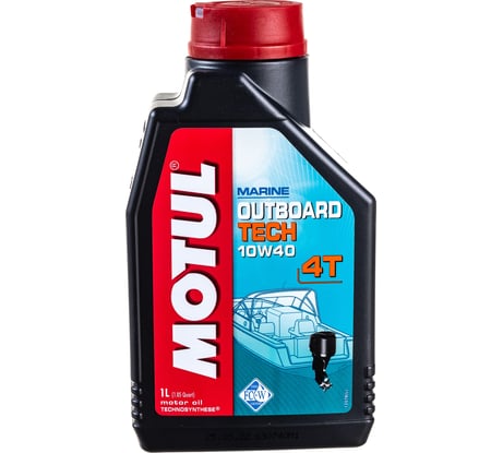 Масло для лодочных моторов OUTBOARD TECH 4T 10W40 1 л MOTUL 106397