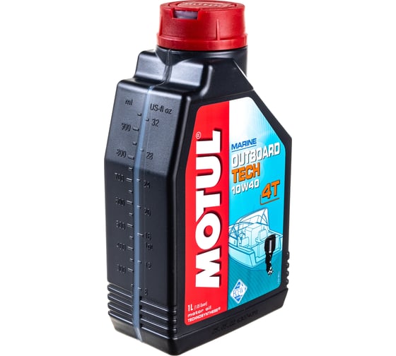 Масло для лодочных моторов OUTBOARD TECH 4T 10W40 1 л MOTUL 106397