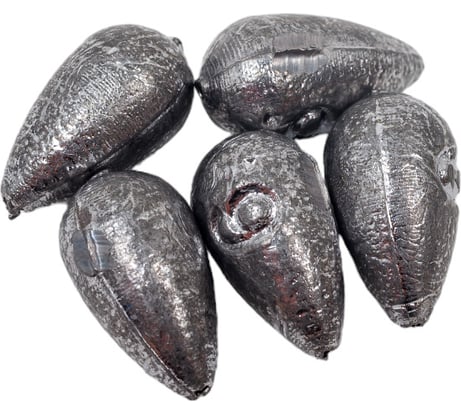 Груз скользящий Капля 6 г, 5 шт. 04-020-08