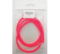 Кембрик силиконовый оранжевый, флуоресцентный 5x2, 1 метр 01-015-05