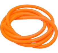 Кембрик силиконовый оранжевый, флуоресцентный 5x3, 1 метр 01-015-06