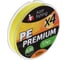 Плетеная леска AZOR FISHING PE Премиум, 4 нити, 125м, 0.20мм, 17кг, желтая 144-080 1
