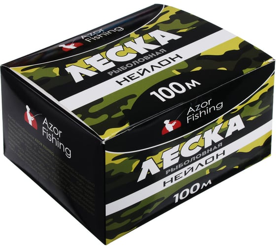 Леска FISHING камуфляж, нейлон, 100м, 0.32мм, 15.0кг 144-083