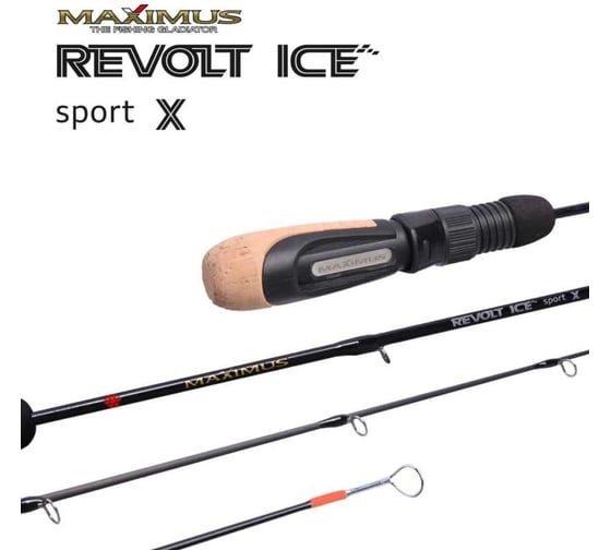 Зимняя удочка Maximus REVOLT ICE SPORT X 302H 0.75 м, до 50 г MIRRISX302H