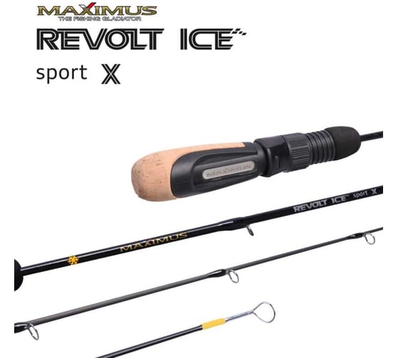 Зимняя удочка Maximus REVOLT ICE SPORT X 302M 0.75 м, до 30 г MIRRISX302M