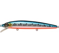 Воблер Strike Pro Alpha Minnow 115 цвет: A234-SBO-LU Blue Back Silver OB Fluo EG-033FA234-SBO-LU