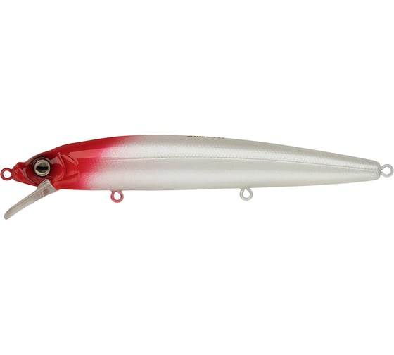 Воблер Strike Pro Alpha Minnow 115 цвет: 022PF Milk Redhead EG-033F022PF 1