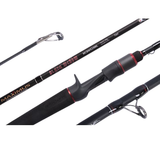 Кастинговое удилище Maximus BLACK WIDOW -X C 24M 2.4 м, 8-28 г, 8-18 lb MCBWX24M