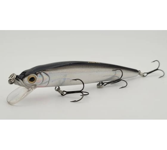 Воблер Strike Pro Alpha Minnow 115 цвет: A010-EP Black Back Silver EG-033FA010-EP