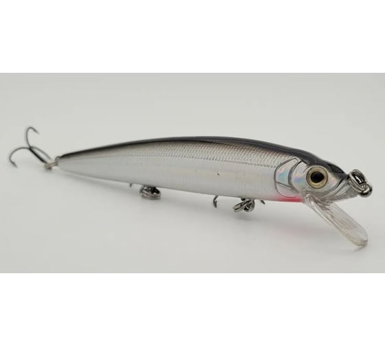 Воблер Strike Pro Alpha Minnow 115 цвет: A010-EP Black Back Silver EG-033FA010-EP