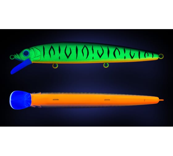 Воблер Strike Pro Alpha Minnow 115 цвет: GC01S Mat Tiger EG-033FGC01S