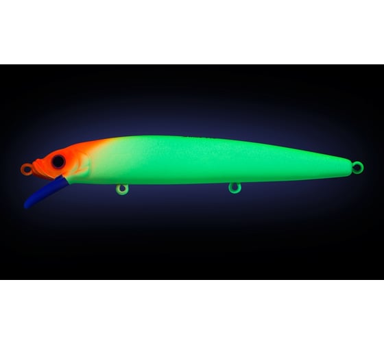 Воблер Strike Pro Alpha Minnow 115 цвет: A116L Fluo Clown EG-033F#A116L