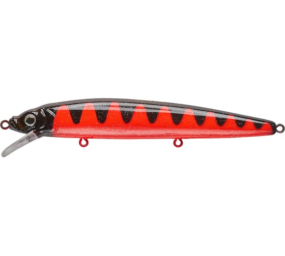 Воблер Strike Pro Alpha Minnow 115 цвет: A88 Red Devil Sparkles EG-033FA88