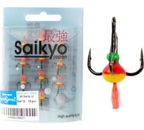 Тройник-капля Ecopro с красным хвостом тип A + цепочка, № 6, 5шт EP-TCA05-06