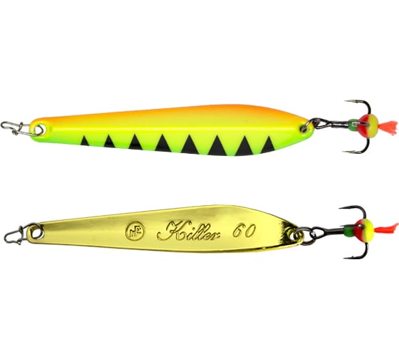 Вертикальная блесна Ecopro Killer, 70мм, 12г, FTG EPVJKT70FTG