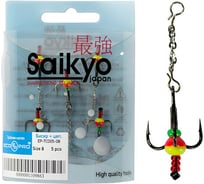 Тройник-капля Ecopro с бисером и цепочкой, №14, 5шт EP-TCD05-14