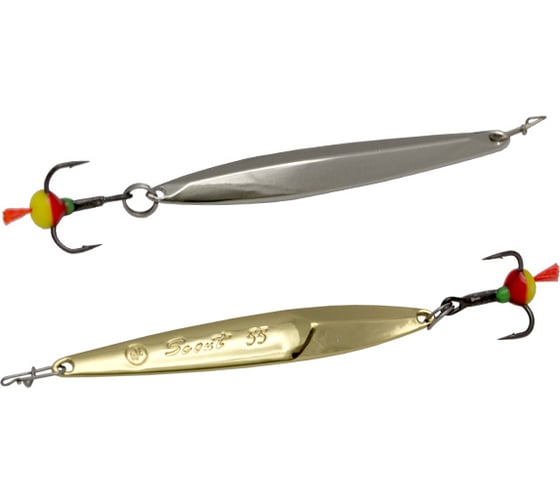 Вертикальная блесна ECOPRO Scout, 65 мм, 7.5г, S/G EPVJSC65SG 1