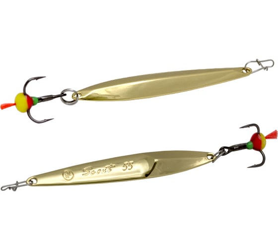 Вертикальная блесна ECOPRO Scout, 75 мм, 11г, G EPVJSC75G 1