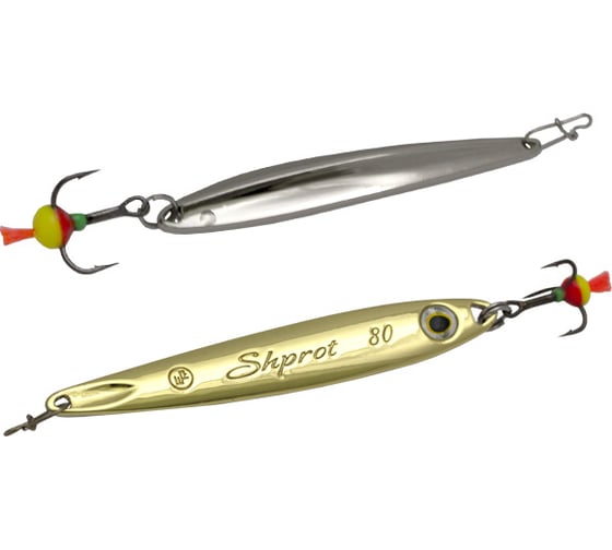 Вертикальная блесна Ecopro Shprot, 60 мм, 7.5г, S/G EPVJSH60SG 1