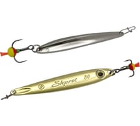Вертикальная блесна Ecopro Shprot, 80 мм, 15г, S/G EPVJSH80SG
