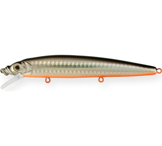 Воблер Strike Pro Alpha Minnow 115 цвет: A70-713 Black Silver OB EG-033FA70-713