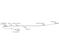 Фидерная оснастка Ecopro симметричная петля, крючок № 6 EP3F_FSPK6