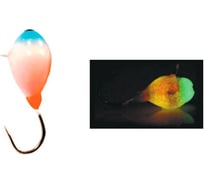 Мормышка Ecopro Deluxe Капля с ушком, 5мм, #405 эпоксид+фосфор 20142050405U5