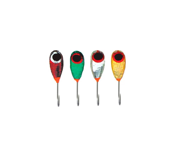 Мормышка с флексом Ecopro № 1, Капля 3Ф, 80шт EMKAFL180