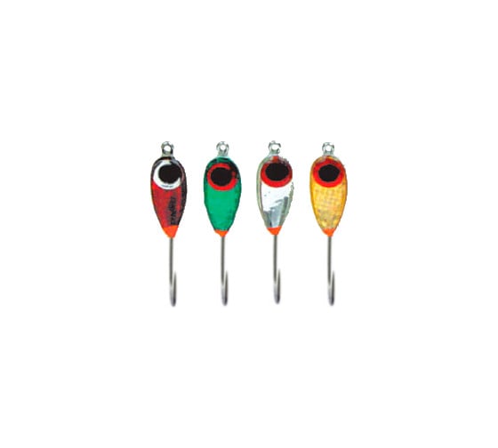 Мормышка с флексом Ecopro № 4 "Капля 2Ф с ушком", 100шт EMKAFL4100 1