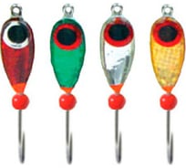 Мормышка с флексом Ecopro № 6 "Капля 1Ф с ушком", 100шт EMKAFL6100