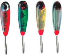 Мормышка с флексом Ecopro №22 "Корюшиные с отверстием", 80шт EMKOFL22100