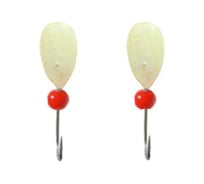 Фосфорная мормышка Ecopro №16, Капля 1Ф с отверстием, 100шт EMKAFS16100