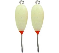 Фосфорная мормышка Ecopro №13 "Капля 3Ф с ушком", 80шт EMKAFS1380