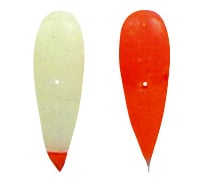 Фосфорная мормышка Ecopro №32К "Корюшиная с отверстием" 80шт EMKOFS32K80