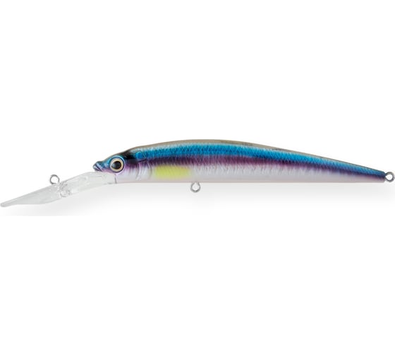 Воблер Strike Pro Alpha Diver 110 цвет: A210-SBO-RP Rainbow Ghost Wakasagi JL-062F#A210-SBO-RP