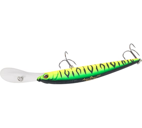 Воблер Strike Pro Alpha Diver 110 цвет: GC01S Mat Tiger JL-062F#GC01S