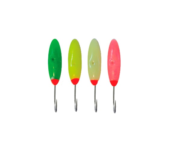 Фосфорная мормышка Ecopro №42 "Лодочка с отверстием", 80шт EMLOFS42100 1