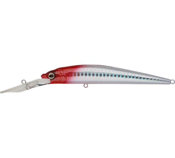 Воблер Strike Pro Alpha Diver 90 цвет: 022PPP-713 Redhead Silver JL-061F#022PPP-713