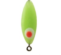 Фосфорная мормышка Ecopro №50-LB "Лодочка 2Ф с ушком", 100шт EMLOFS50LB100