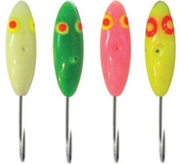 Фосфорная мормышка Ecopro №54 "Лодочка 2Ф с глазками", 100шт MLOFS54100