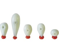 Фосфорная мормышка Ecopro №63 "Фосфорная", 100шт EMMAFS63100