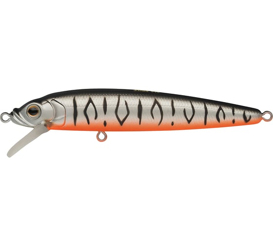 Воблер Strike Pro Alpha Minnow 95 цвет: A243ES Grey Shadow Mat Tiger EG-034F#A243ES